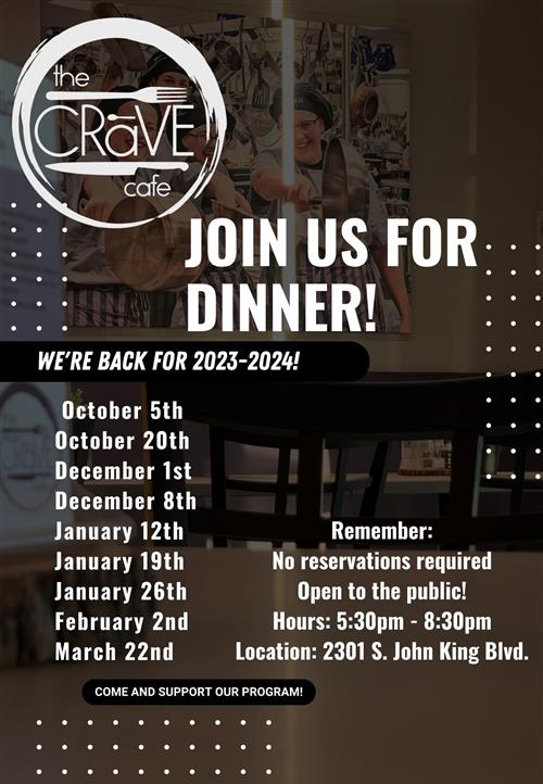 Crave Cafe Dinner Dates